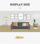 Dramatic Canvas Print | Modern Art of Sky, Clouds, Mountains & Rivers 🖼️