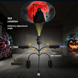 Rotating LED Halloween Night Light for Bedroom or Home