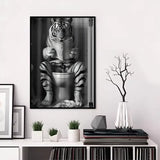 Funny Animal Bathroom Poster | Modern & Waterproof HD Wall Art
