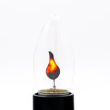 4-Pack Decorative LED Candle Bulbs Flickering Flame Effect