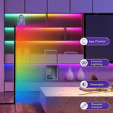 RGB Floor Lamp for Room Smart RGBIC Corner LED Light