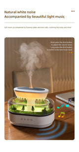 Aesthetic Cloud Humidifier.. LED Rain Diffuser Lamp