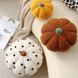 Luxury Fall Pumpkin Pillow Knit Thanksgiving Accent Cushion
