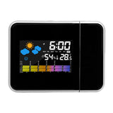 Adjustable LED Digital Projection Clock with Alarm & Temp