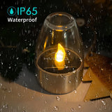 Waterproof Solar LED Flameless Candles for Outdoor Decor