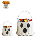 Spooky Chic Ghost Bucket | Resin Candy Bowl, Vase & Halloween Planter