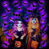 Creepy Bat Night Light LED Projector for Home Spooky Nights