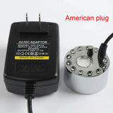 12-Light LED Fog Machine Ultrasonic Mist Maker for Home