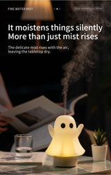 Cute Ghost Ultrasonic Air Humidifier with 7-Color LED
