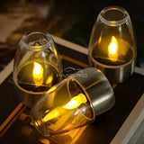 Waterproof Solar LED Flameless Candles for Outdoor Decor