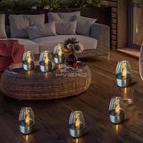 Waterproof Solar LED Flameless Candles for Outdoor Decor