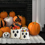 Spooky Chic Ghost Bucket | Resin Candy Bowl, Vase & Halloween Planter