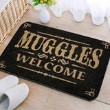 Cute Harry Potter Entry Rug Welcome Muggles Door Mat