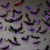 Creepy Bat Night Light LED Projector for Home Spooky Nights