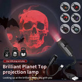 Rotating LED Halloween Night Light for Bedroom or Home