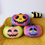 Spooky Soft Ghost & Pumpkin Cushion for Halloween Decor