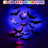 Creepy Bat Night Light LED Projector for Home Spooky Nights