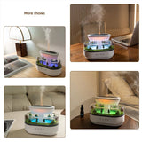 Aesthetic Cloud Humidifier.. LED Rain Diffuser Lamp
