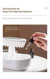 Aesthetic Cloud Humidifier.. LED Rain Diffuser Lamp