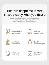 Cute Ghost Ultrasonic Air Humidifier with 7-Color LED