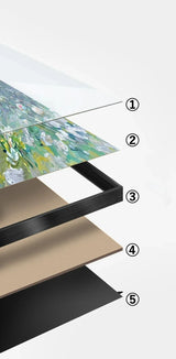 Modern Art Living Room Abstract Character Mural Lamp