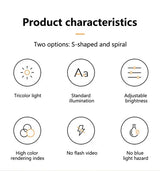 Dimmable LED Desk Lamp Modern Touch Control Table Light