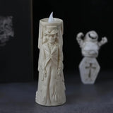 LED Skeleton Couple Lamp Bride and Groom Halloween Decor