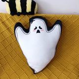 Spooky Soft Ghost & Pumpkin Cushion for Halloween Decor