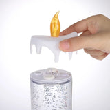 LED Candle Lights for Home Glitter Swirl Color Changing