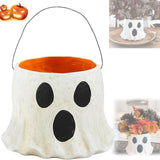 Spooky Chic Ghost Bucket | Resin Candy Bowl, Vase & Halloween Planter