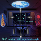 USB Mood Light Projector for Bedroom or Home Moon Lamp