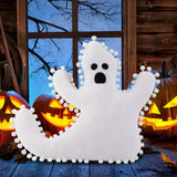 Halloween Ghost Pillow Plush Accent Cushion for Home