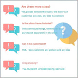 Abstract Irregular Canvas Art | Modern Style Wall Decoration & Creative Gift