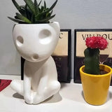 Abstract Vinyl Vase – Minimalist Flower Pot for Hydroponic Plants