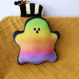 Spooky Soft Ghost & Pumpkin Cushion for Halloween Decor