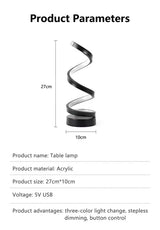 Dimmable LED Desk Lamp Modern Touch Control Table Light