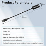 USB Mood Light Projector for Bedroom or Home Moon Lamp