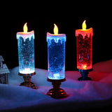 LED Candle Lights for Home Glitter Swirl Color Changing