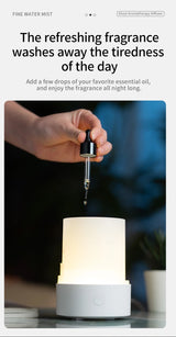 Cute Ghost Ultrasonic Air Humidifier with 7-Color LED