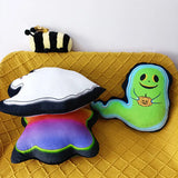 Spooky Soft Ghost & Pumpkin Cushion for Halloween Decor