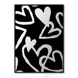 Nordic Abstract Canvas – Framed Modern Wall Art for Creative Interiors