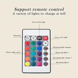 USB LED Water Ripple Projector Mood Lamp 16-Color Remote