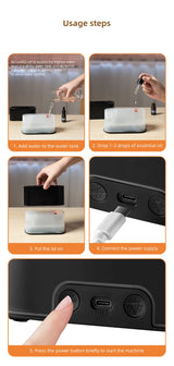 Flame Effect Aroma Diffuser USB Aroma Diffuser for Home