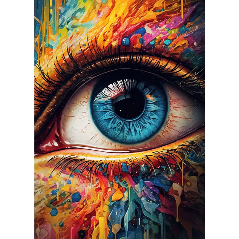 Abstract Eye Canvas Art – HD Print Poster for Modern Interiors