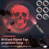Rotating LED Halloween Night Light for Bedroom or Home