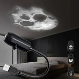 Rotating LED Halloween Night Light for Bedroom or Home