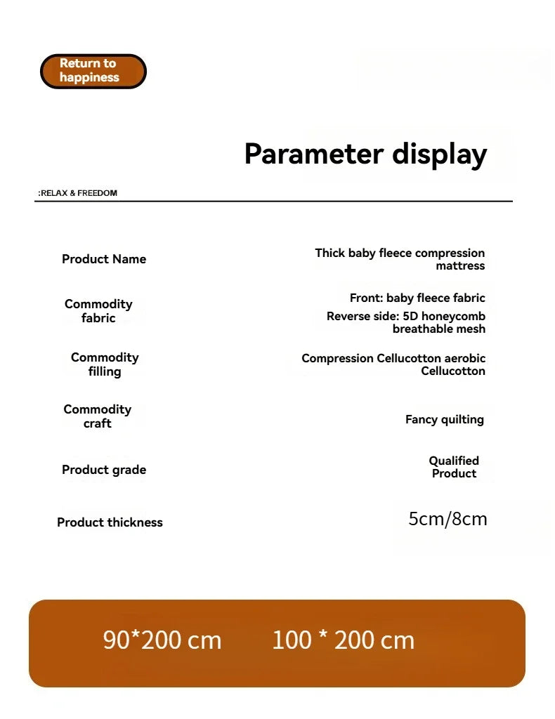 Portable Memory Foam Mattress Topper for Dorms and Rentals