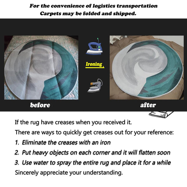 Flannel Plush Area Rug Living Room Luxury Soft Floor Mat