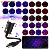 USB Star Projector LED Galaxy Light with Adjustable Modes