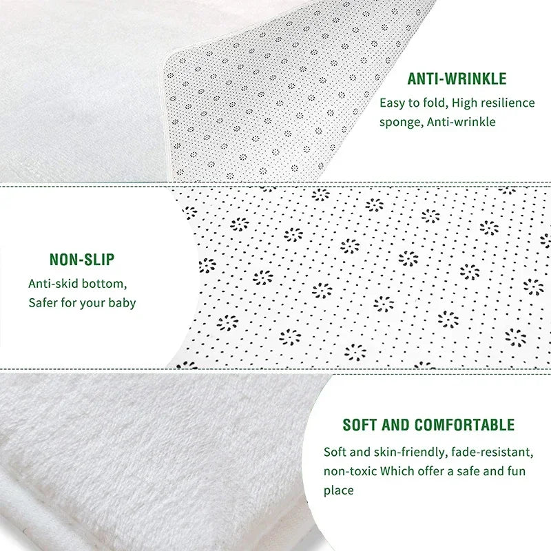 Flannel Plush Area Rug Living Room Luxury Soft Floor Mat